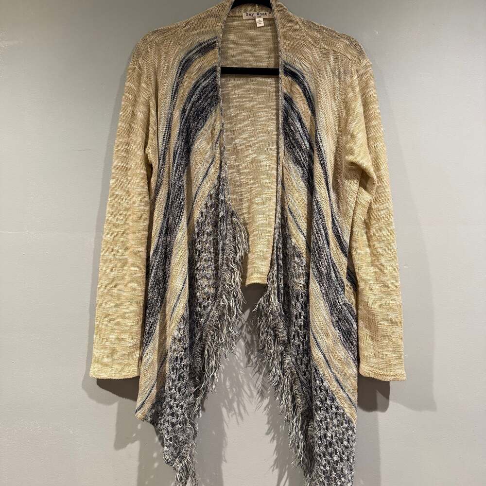 Say What? New York Women’s Cardigan Sweater – Size XL